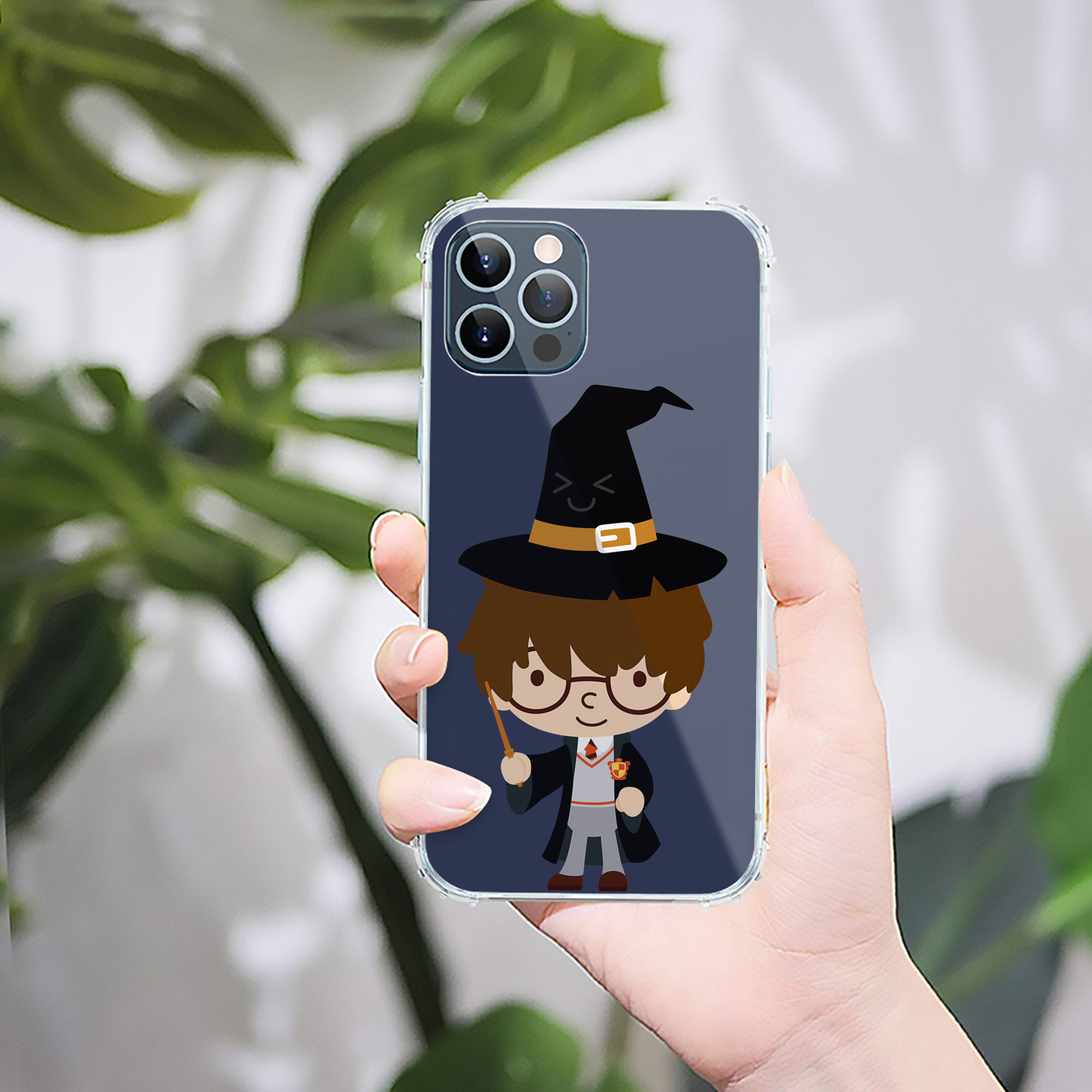（画像用） Harry Potter ハリー・ポッターシリーズ 【iPhone 12シリーズ対応】透明スマホケース（クリアソフトケース）